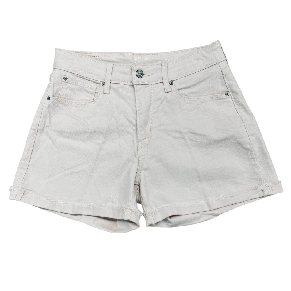 Levi's Pink High-Rise Jean Shorts - Picture 2 of 12